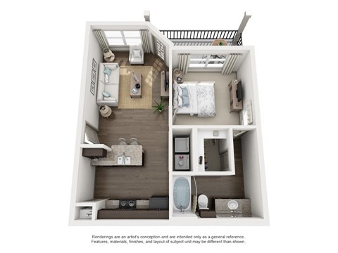 Volar Apartments Lark Floor Plan